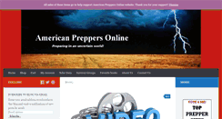 Desktop Screenshot of americanpreppersonline.com